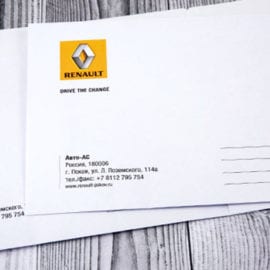 Изготовление конвертов с логотипом