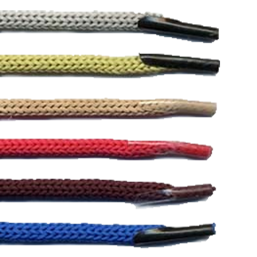 Ручки шнуры с пластиковыми наконечниками для пакета