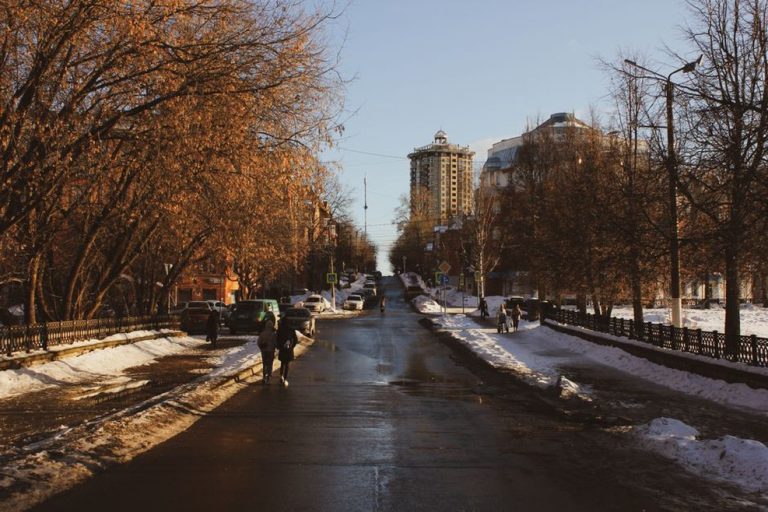 утренняя прогулка при дневном свете